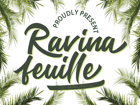 Ravina Feuille font