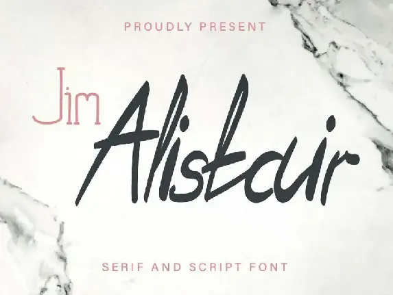 Jim Alistair Demo font