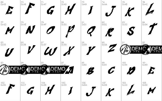 Streetart Demo font