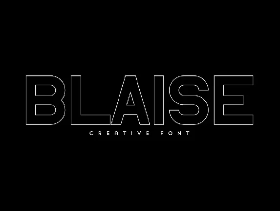 Blaise font