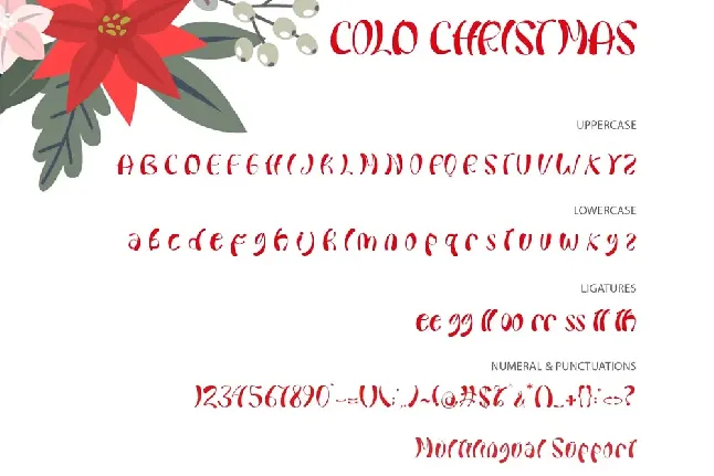 Cold Christmas font