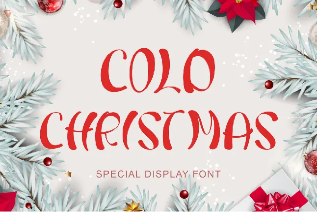 Cold Christmas font