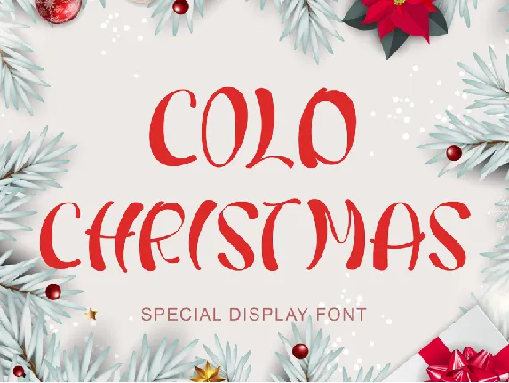 Cold Christmas font