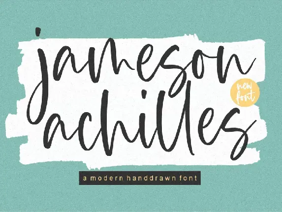 Jameson Achilles font