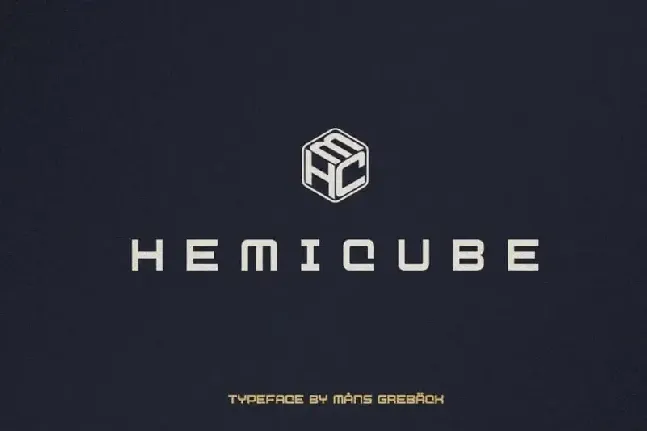 Hemicube Sans Serif font