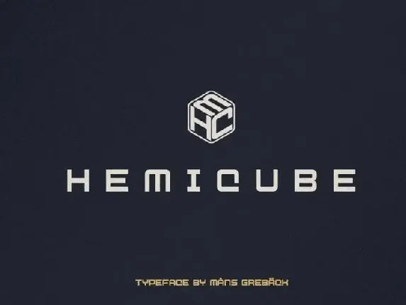 Hemicube Sans Serif font