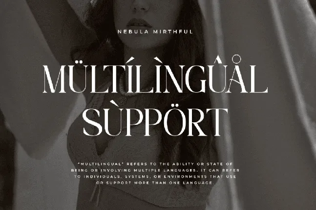 Nebula Mirthful DEMO font