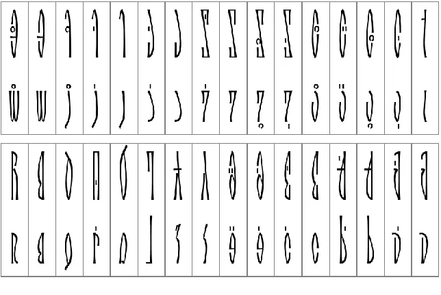 tenhayee font