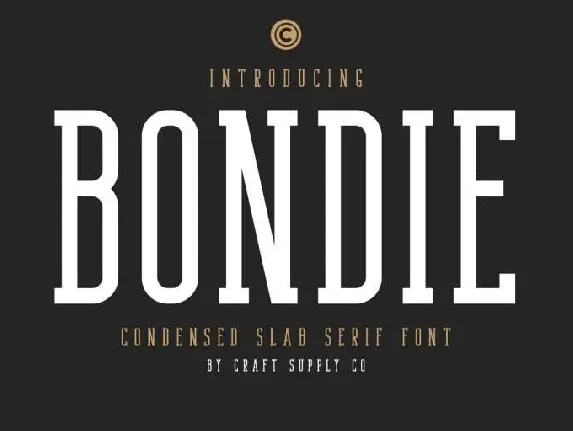 Bondie Free font