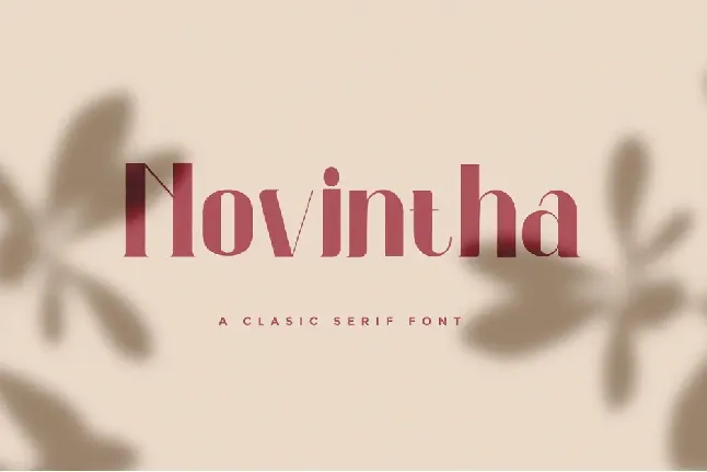 Novintha font