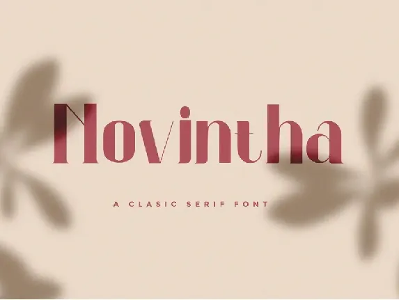 Novintha font