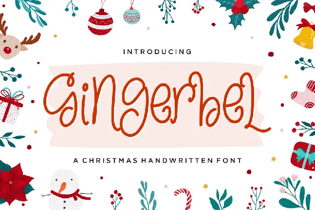 Gingerbel font