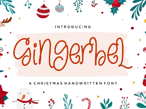 Gingerbel font