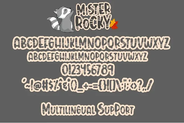 Mister Rocky font