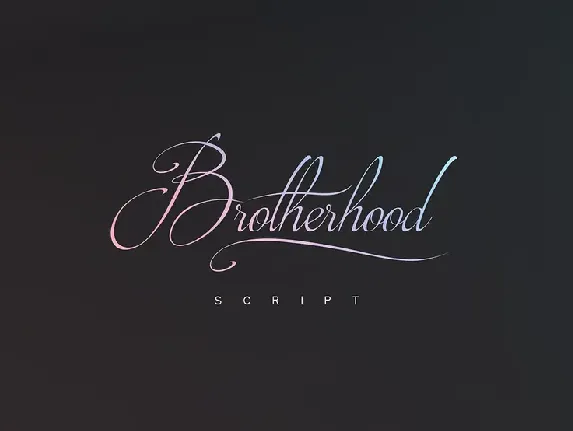 Brotherhood Script font