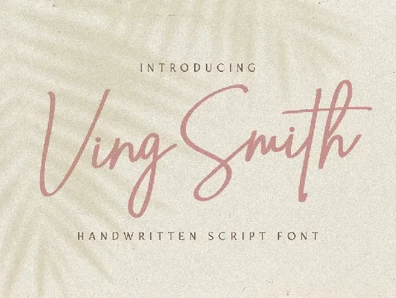 Ving Smith Handwritten font