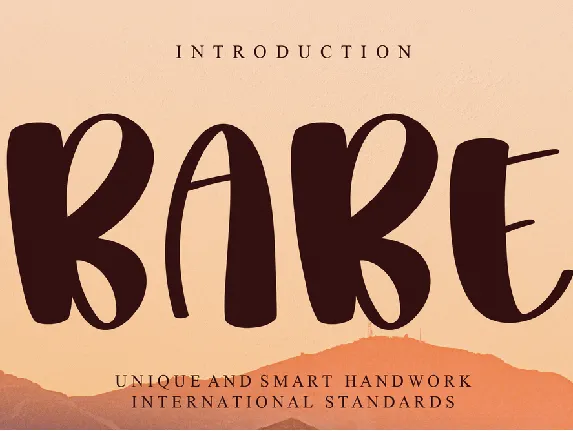 Babe font