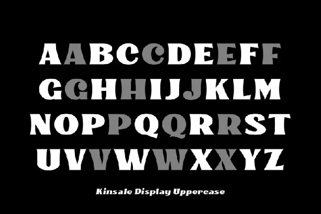 Kinsale Display font