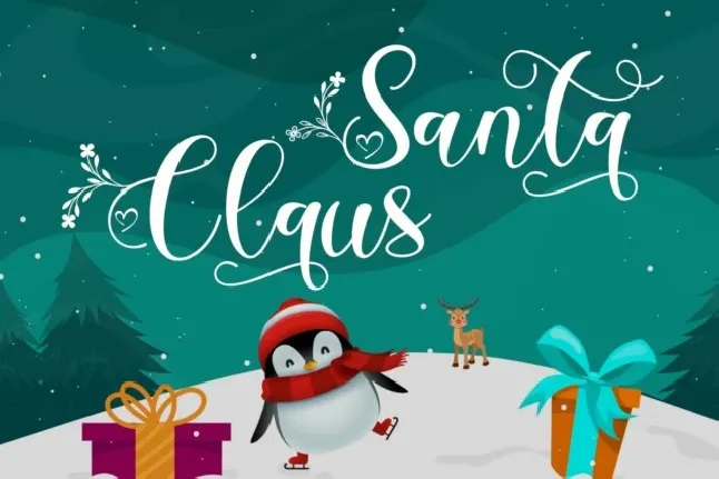 Christmas Garden Script font