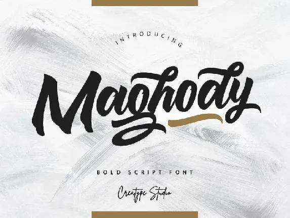 Maghody Bold Script font