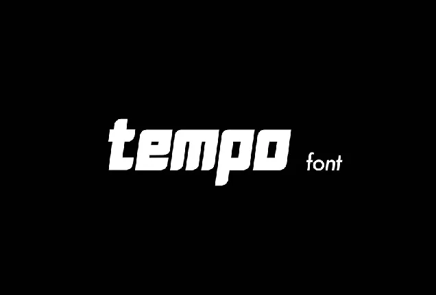 Tempo Typeface font