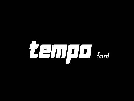 Tempo Typeface font