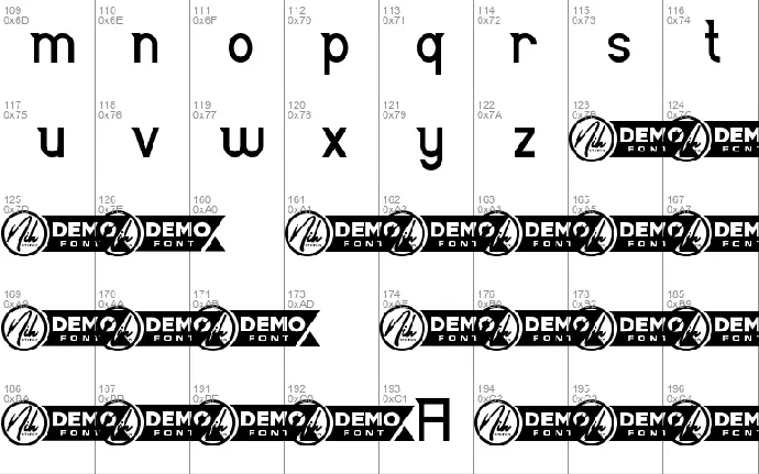 Hanafi Demo font