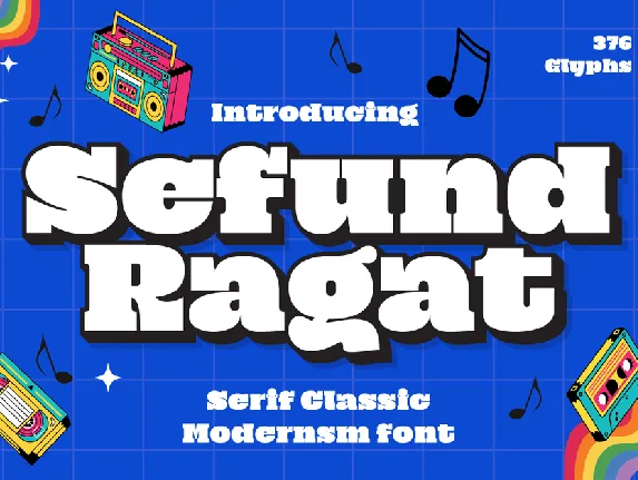 Sefund Ragattrial font