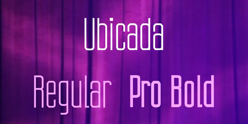 Ubicada font