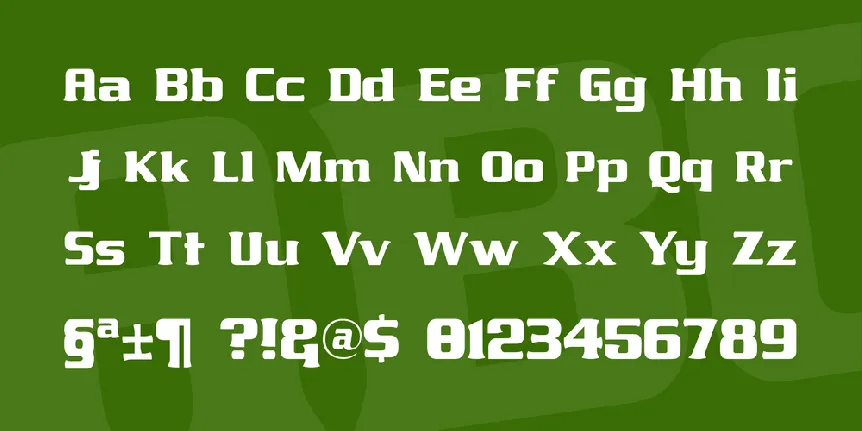 James Eight Eleven font