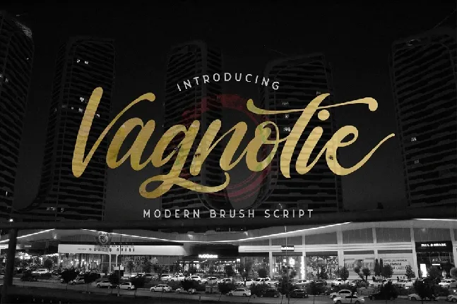 Vagnotie Modern Script font