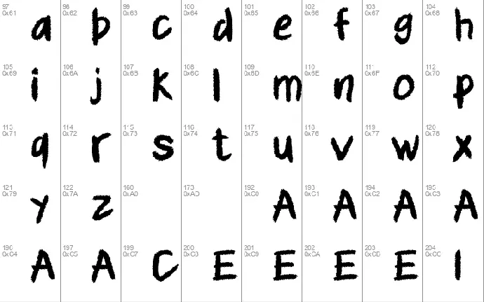 BLAXIE font