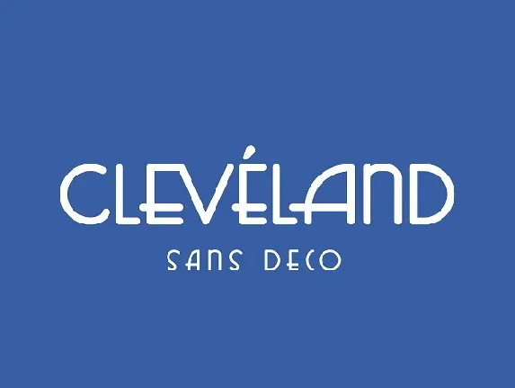 Cleveland Sans Deco font