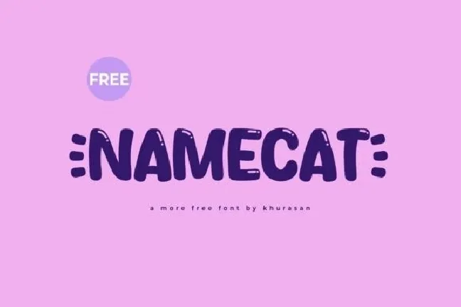 Namecat font