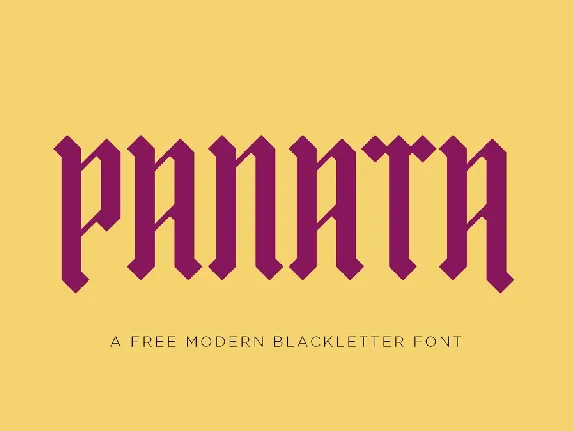 PANATA font