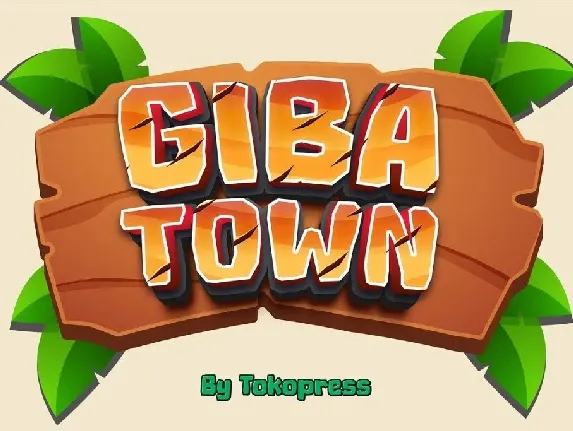 GIBATOWN font