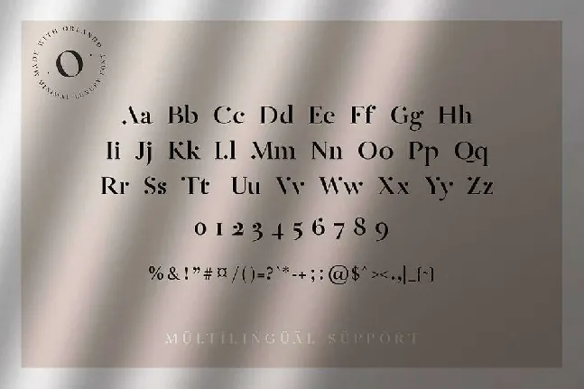 Orlande font