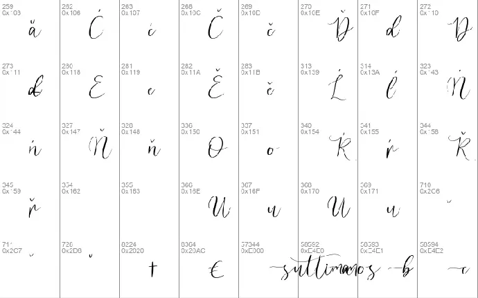 suttimmos font