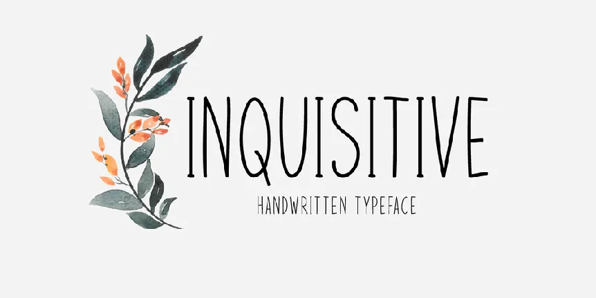 Inquisitive font