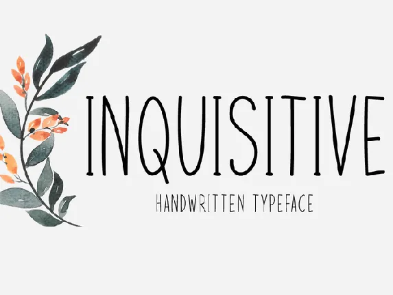 Inquisitive font