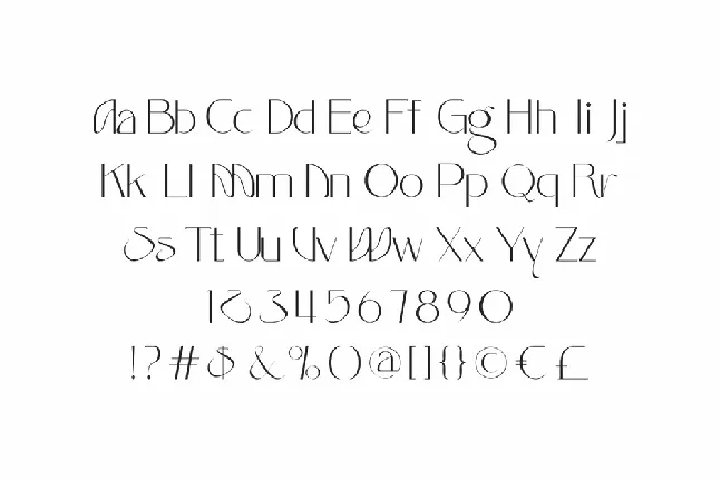 Acrylatte Demo font