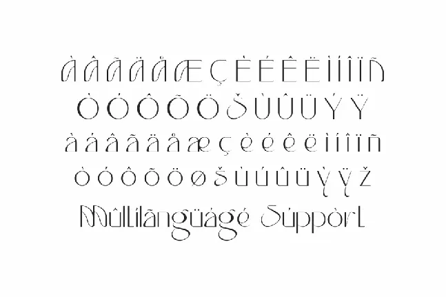 Acrylatte Demo font