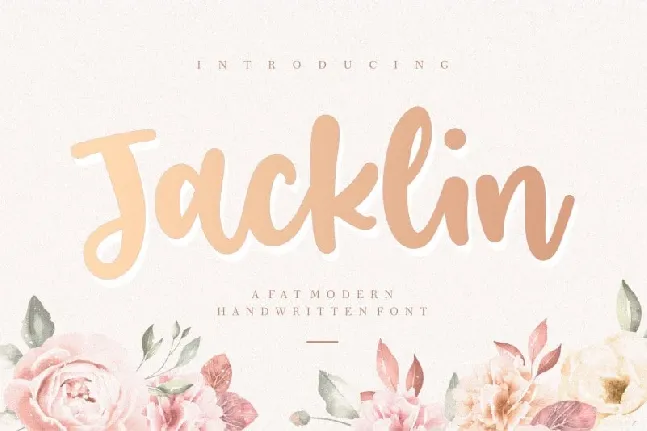 Jacklin Modern Handwritten font