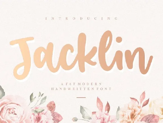 Jacklin Modern Handwritten font