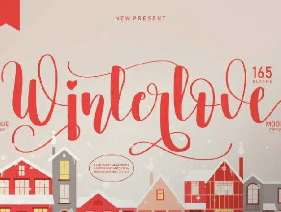 Winterlove font