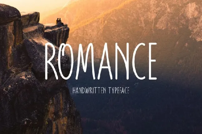 Romance font