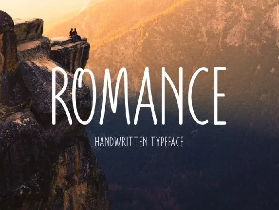 Romance font