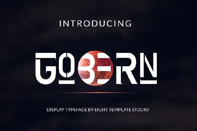 Gobern Display font