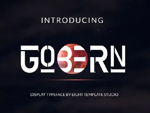 Gobern Display font