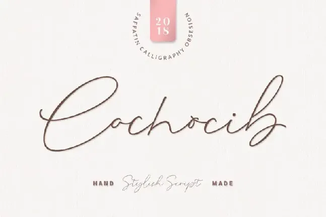 Cochocib Script font